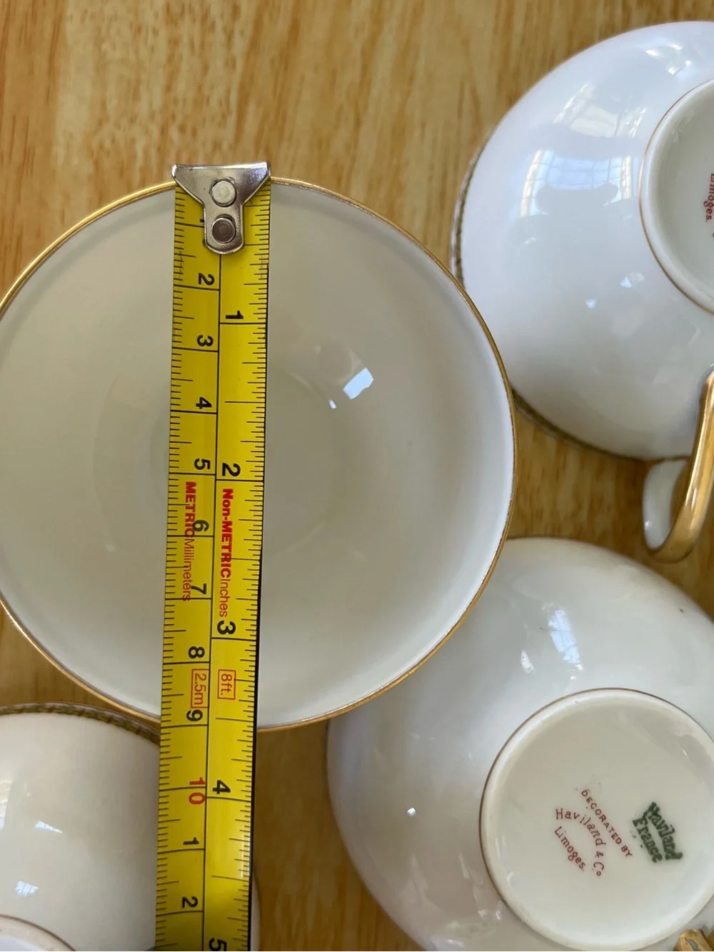 7 Set Vintage Haviland France Limoges teacups